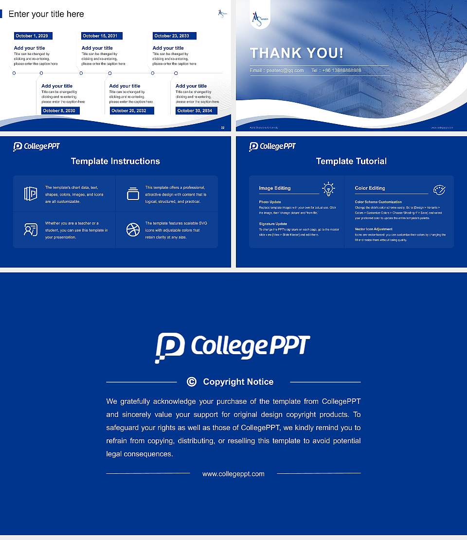 Aichi Shukutoku University Lecture Sharing and Networking Event PPT Template16:9 ratio PPT effect preview image4