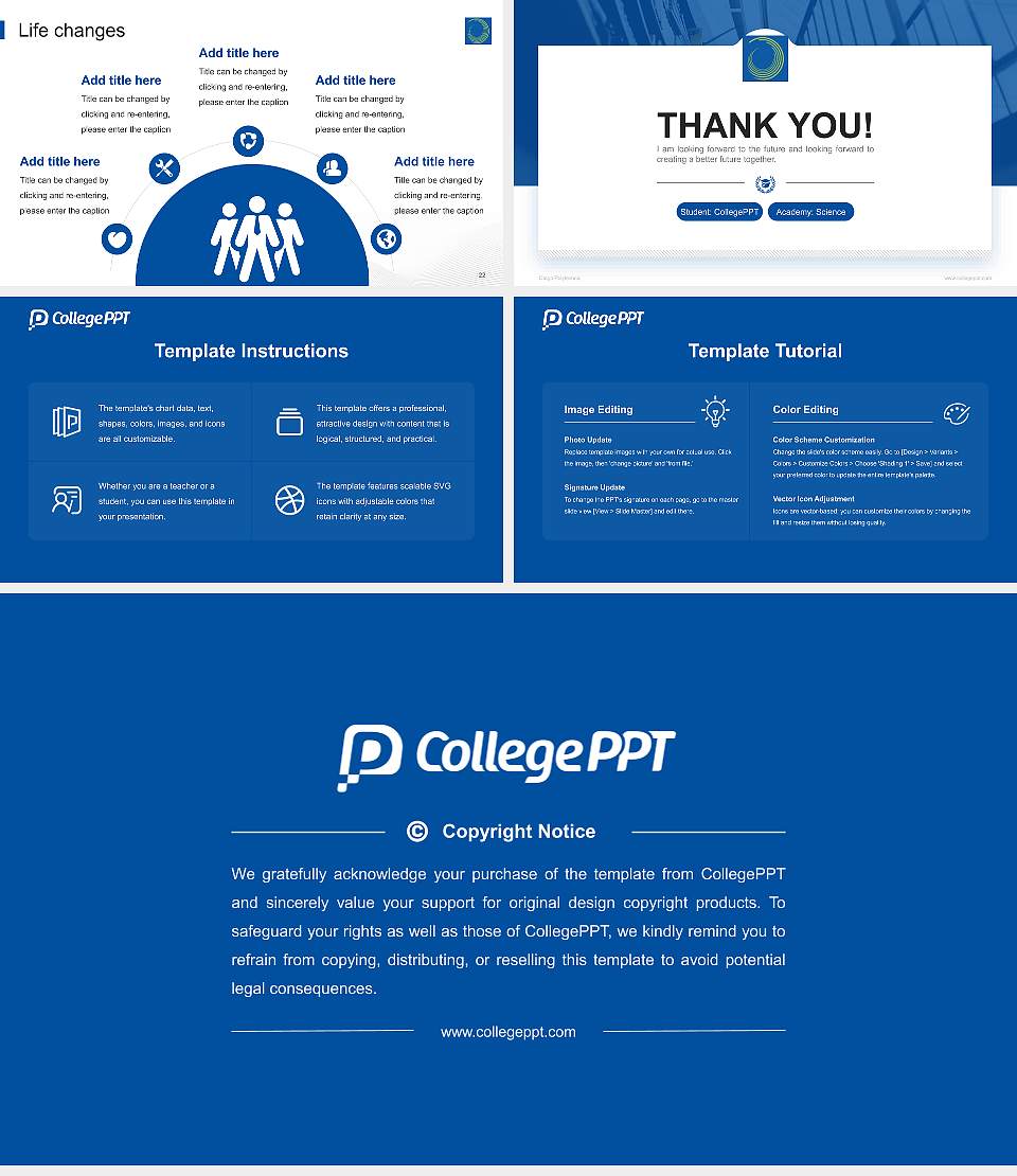 Otago Polytechnic National Scholarship Defense PPT Template16:9 ratio PPT effect preview image4