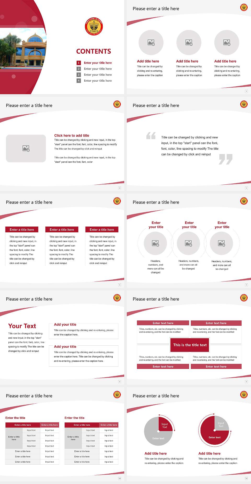 Chanakya National Law University Course/Courseware Creation PPT Template4:3 ratio PPT effect preview image2