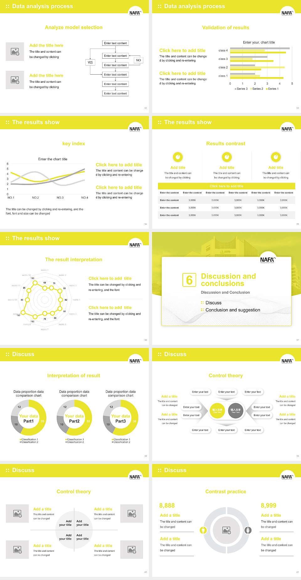 Nanyang Academy of Fine Arts Graduation Thesis Defense PPT Template4:3 ratio PPT effect preview image5
