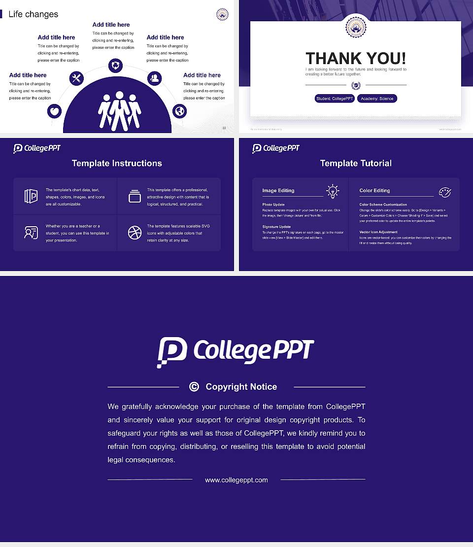 Asian International University National Scholarship Defense PPT Template16:9 ratio PPT effect preview image4