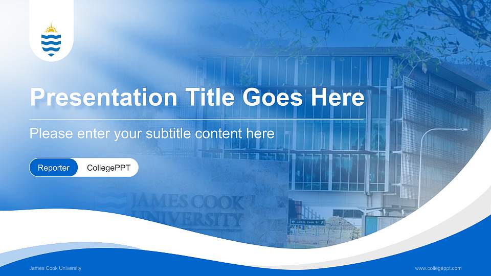 James Cook University Lecture Sharing and Networking Event PPT Template16:9 ratio PPT effect preview image