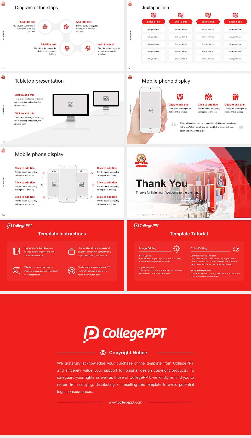 Abhilashi University Competition/Entrepreneurship Contest PPT Template16:9 ratio PPT effect preview image9