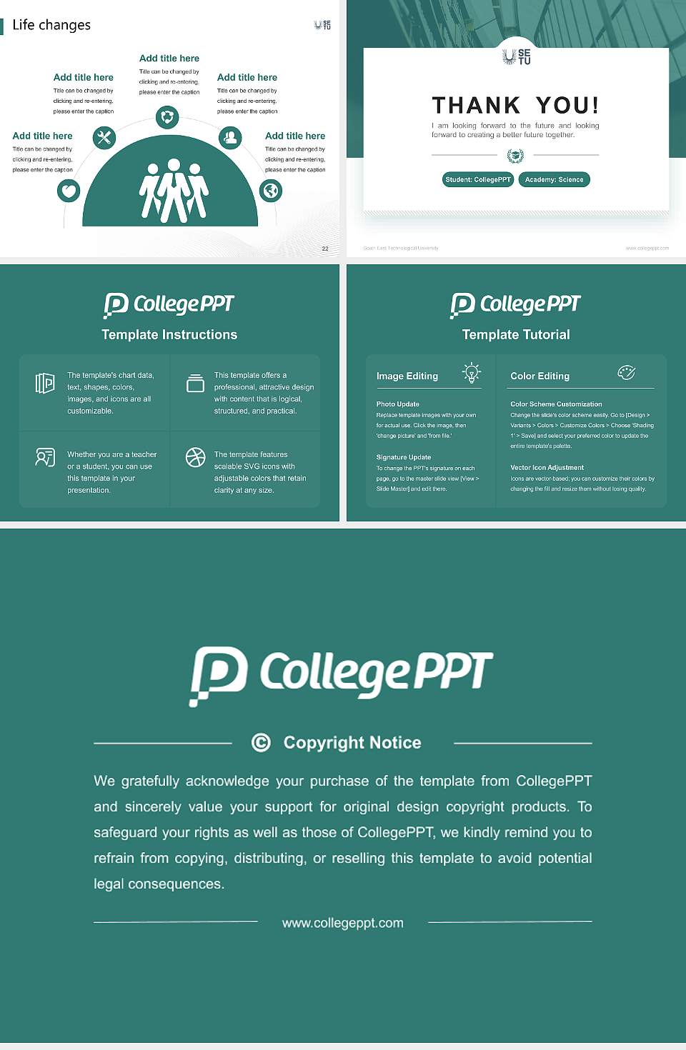 South East Technological University National Scholarship Defense PPT Template4:3 ratio PPT effect preview image4