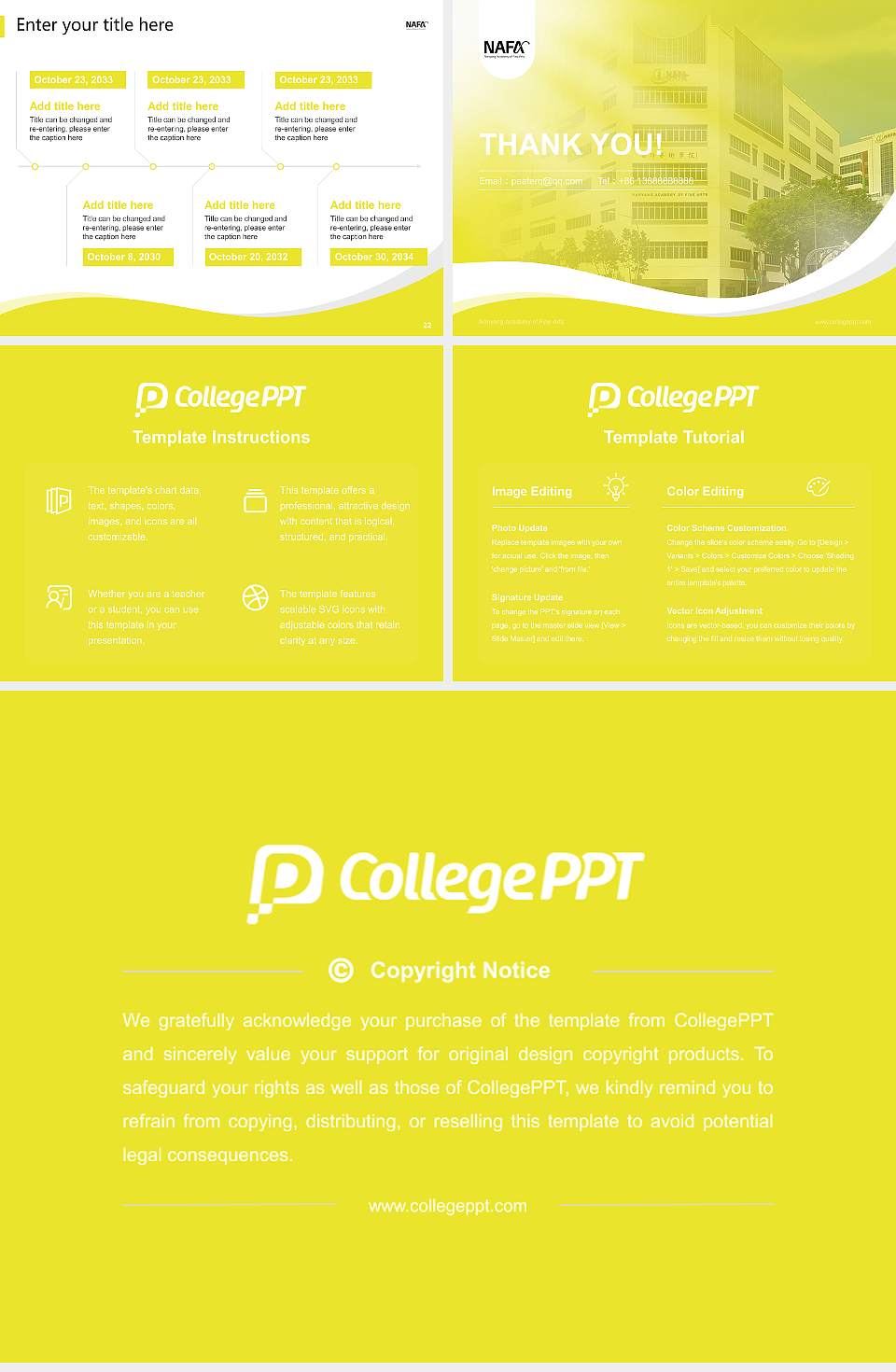 Nanyang Academy of Fine Arts Lecture Sharing and Networking Event PPT Template4:3 ratio PPT effect preview image4