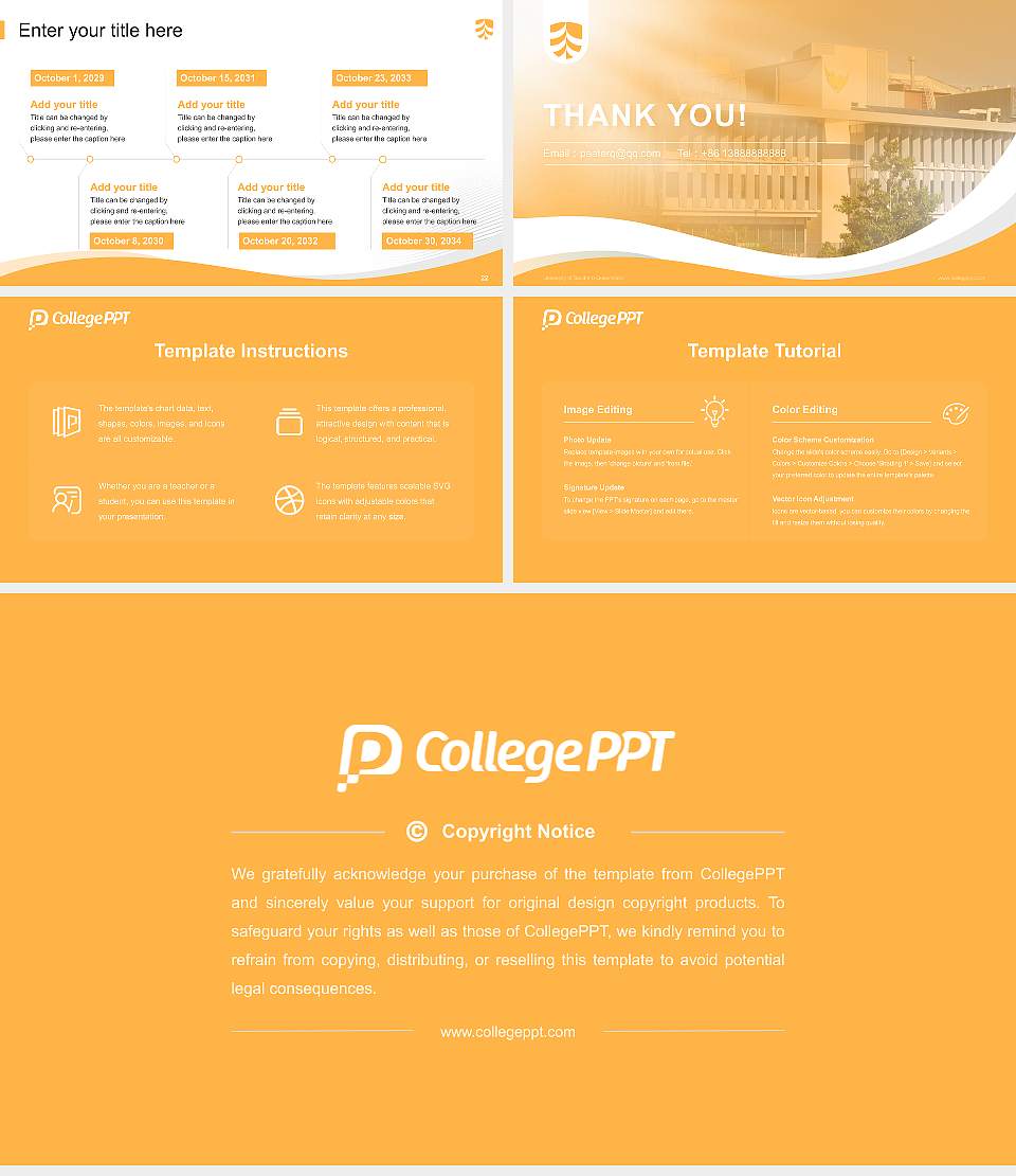 University of Southern Queensland Lecture Sharing and Networking Event PPT Template16:9 ratio PPT effect preview image4