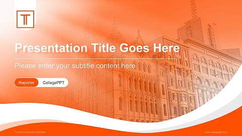 Torrens University Australia Lecture Sharing and Networking Event PPT Template