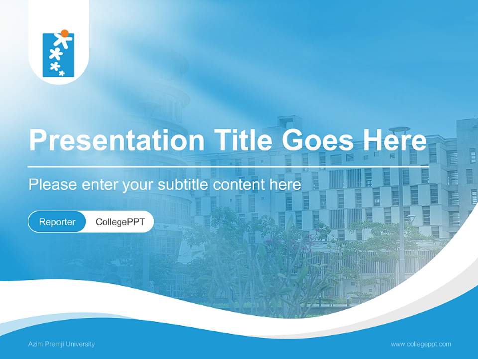 Azim Premji University Lecture Sharing and Networking Event PPT Template4:3 ratio PPT effect preview image4