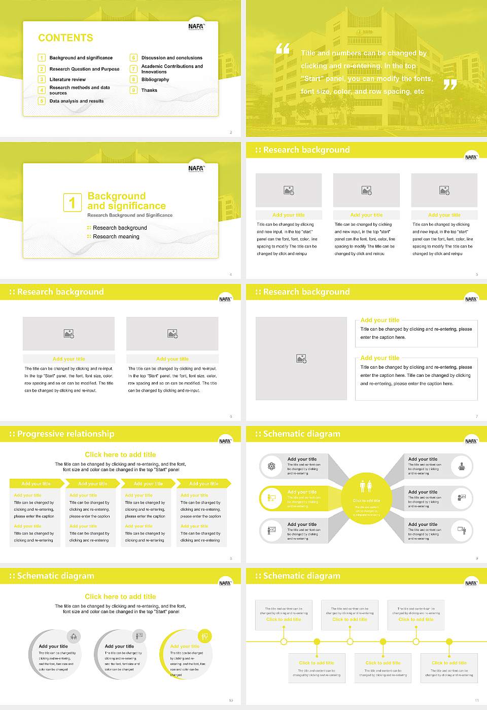 Nanyang Academy of Fine Arts Graduation Thesis Defense PPT Template16:9 ratio PPT effect preview image2
