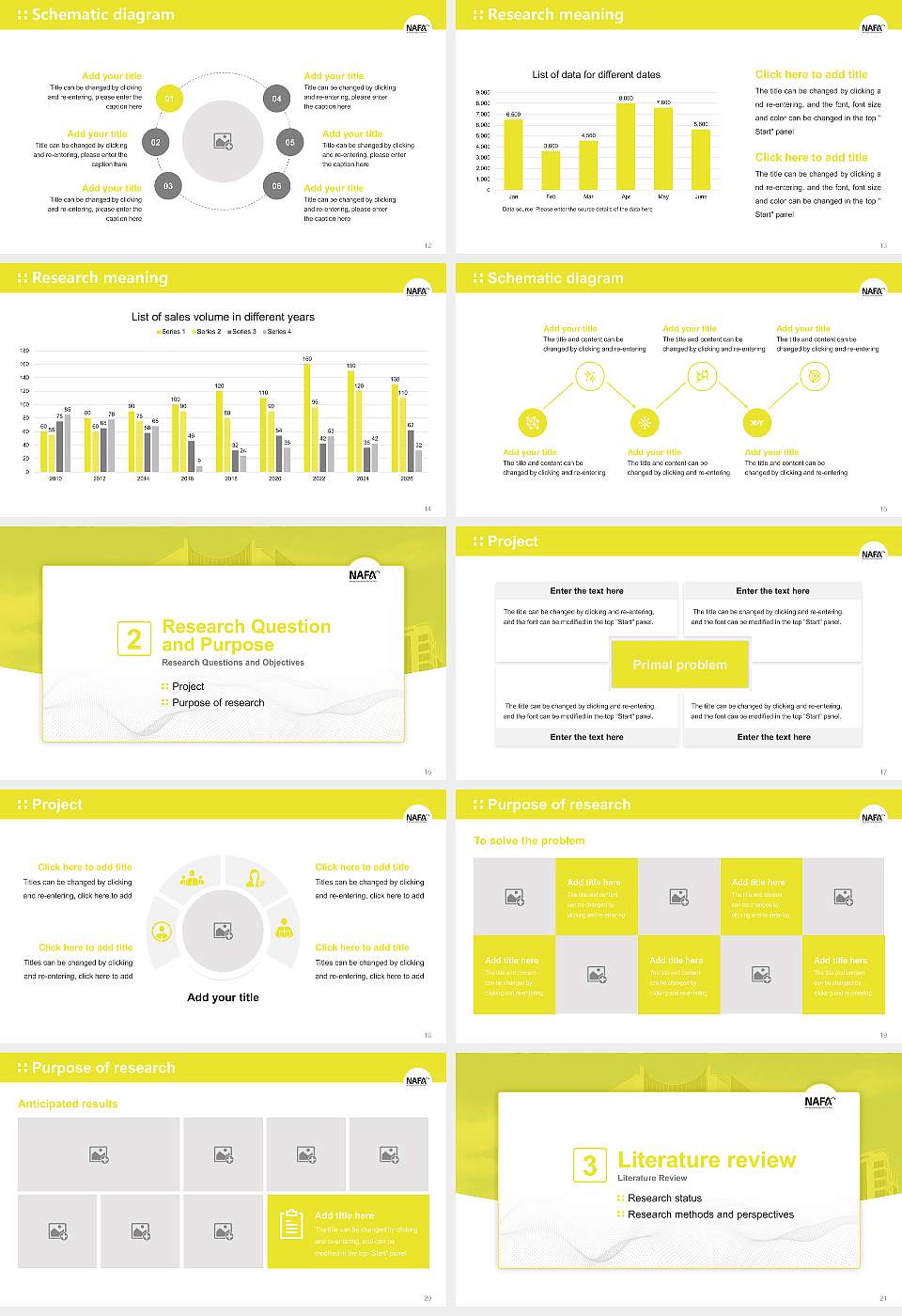 Nanyang Academy of Fine Arts Graduation Thesis Defense PPT Template16:9 ratio PPT effect preview image3