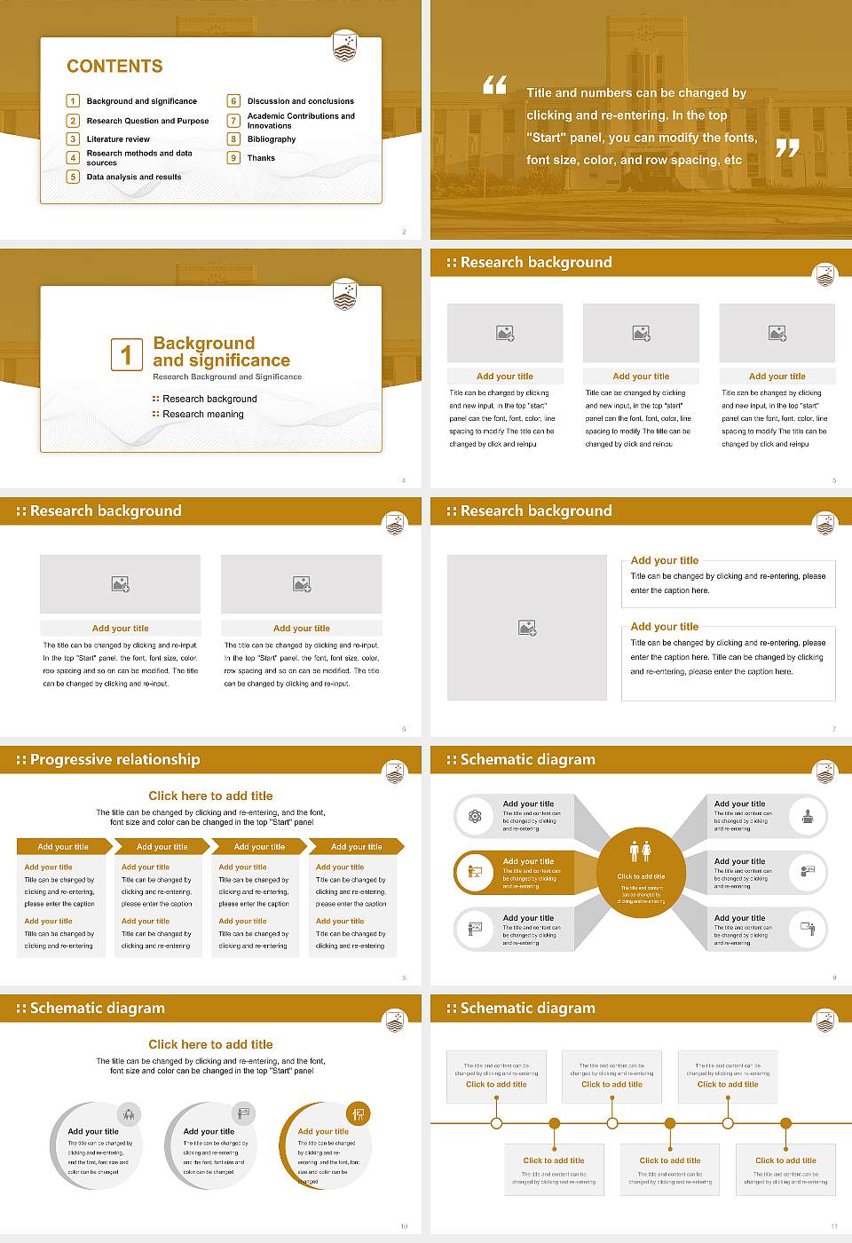 Australian National University Graduation Thesis Defense PPT Template16:9 ratio PPT effect preview image2