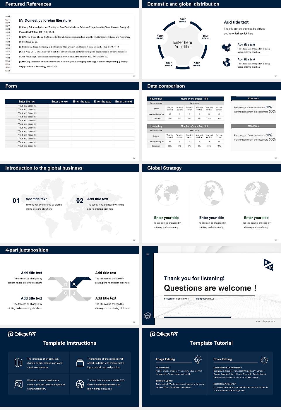 Maastricht University Thesis Proposal/Graduation Defense PPT Template16:9 ratio PPT effect preview image4