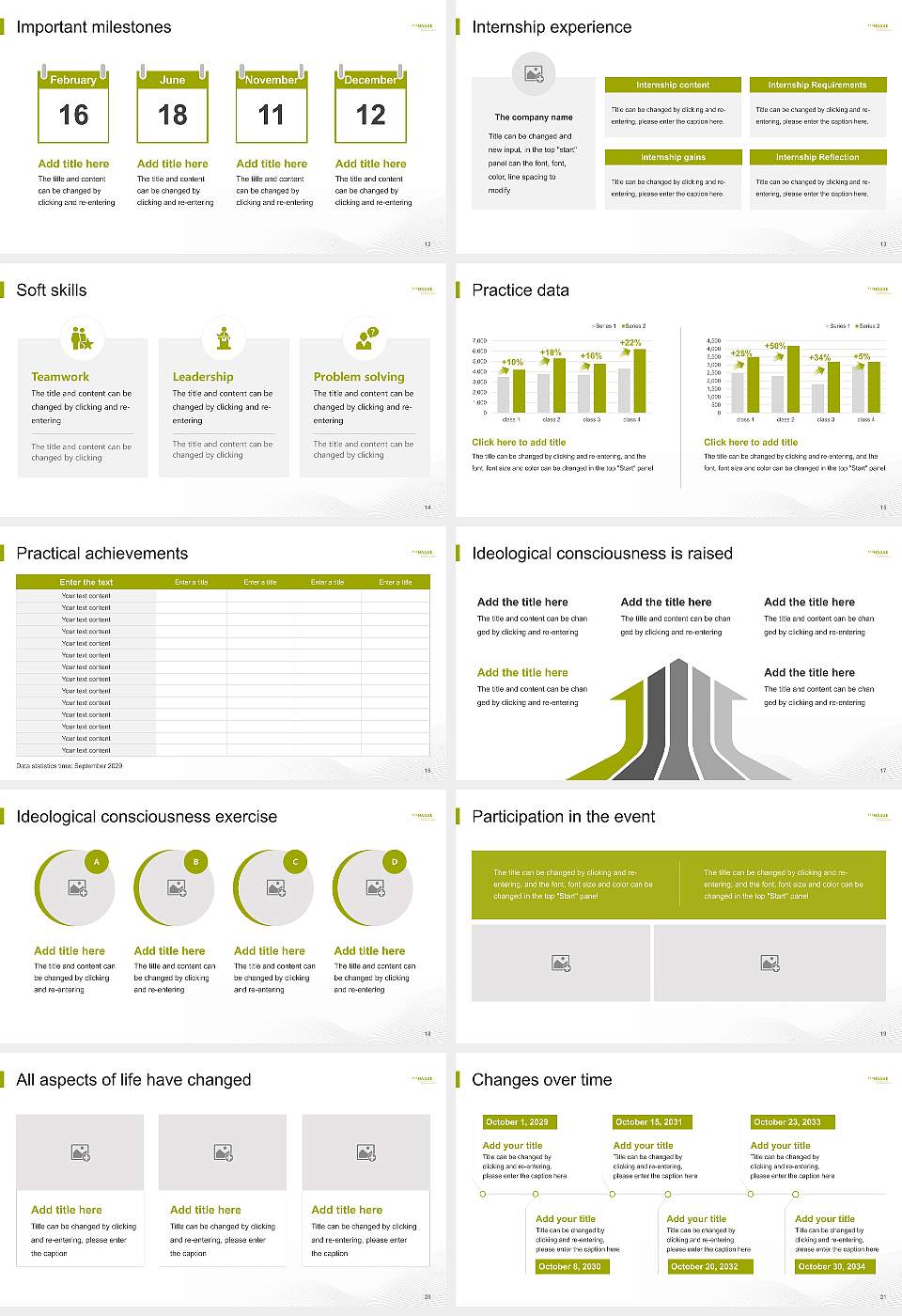 The Hague University of Applied Sciences National Scholarship Defense PPT Template16:9 ratio PPT effect preview image3