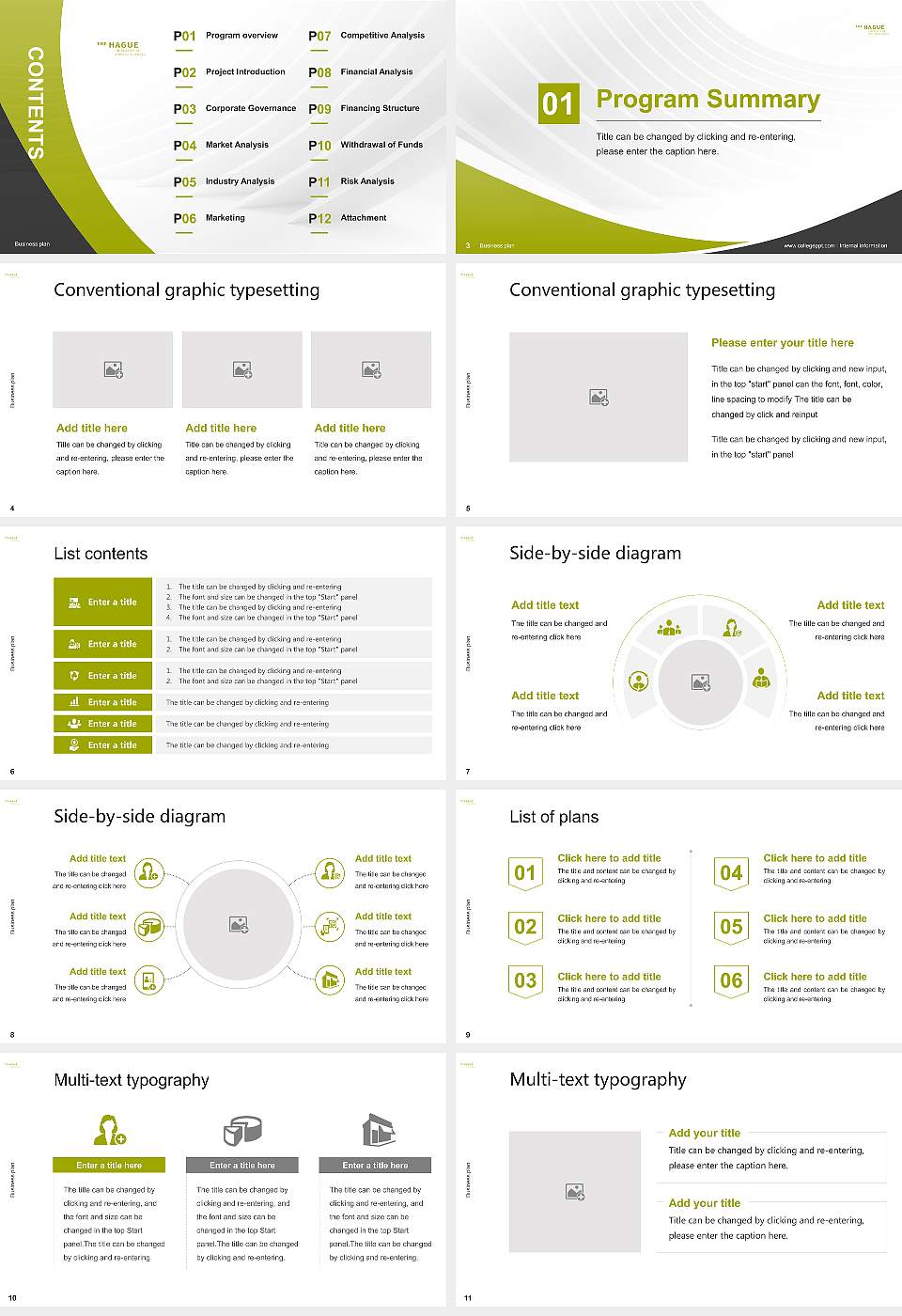The Hague University of Applied Sciences Competition/Entrepreneurship Contest PPT Template16:9 ratio PPT effect preview image2