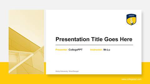 Amity University, West Bengal General Purpose PPT Template