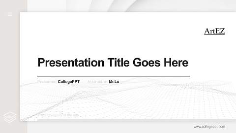 ArtEZ University of the Arts Thesis Proposal/Graduation Defense PPT Template