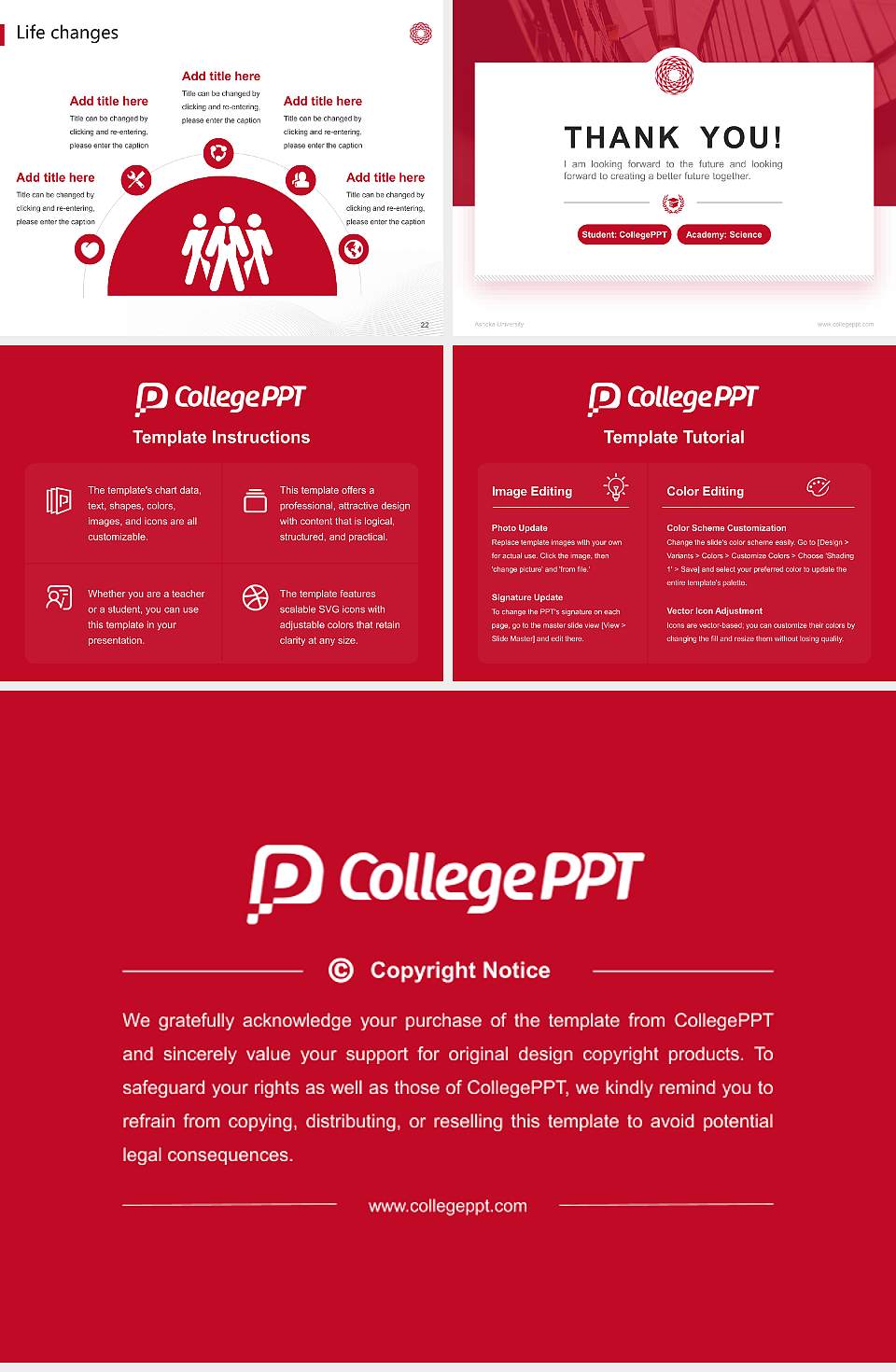 Ashoka University National Scholarship Defense PPT Template4:3 ratio PPT effect preview image4