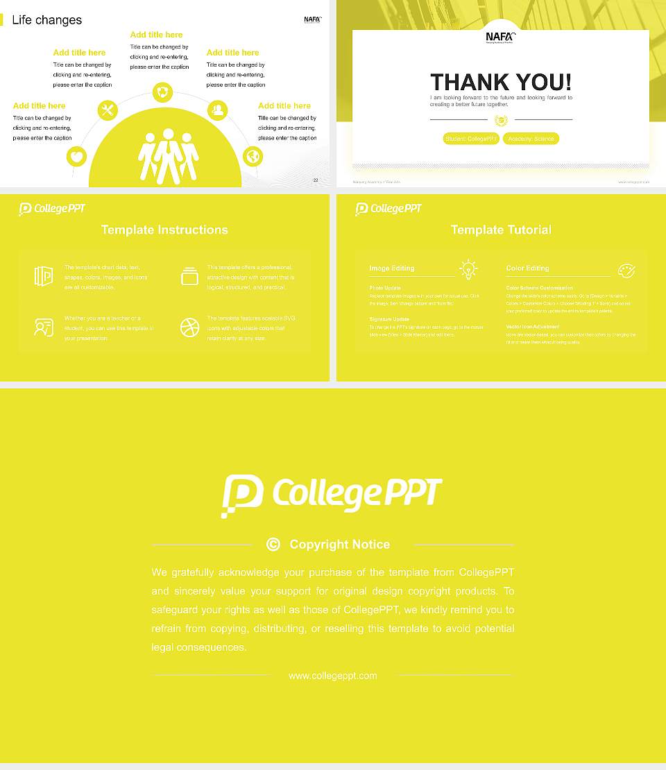 Nanyang Academy of Fine Arts National Scholarship Defense PPT Template16:9 ratio PPT effect preview image4