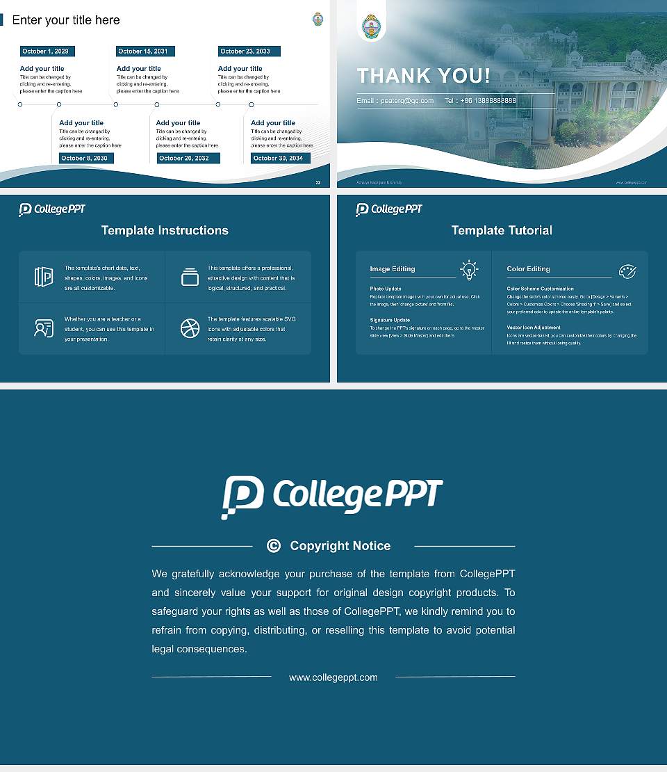 Acharya Nagarjuna University Lecture Sharing and Networking Event PPT Template16:9 ratio PPT effect preview image4