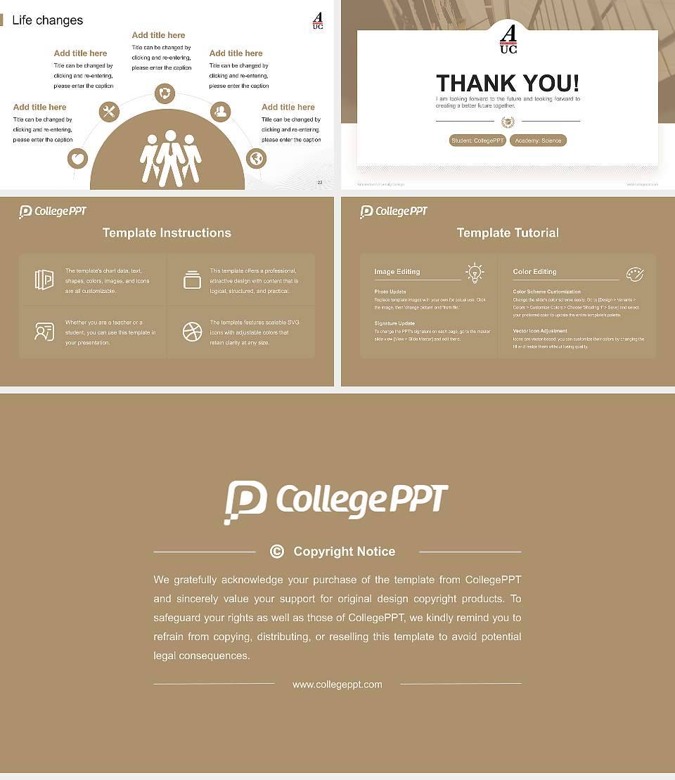 Amsterdam University College National Scholarship Defense PPT Template16:9 ratio PPT effect preview image4