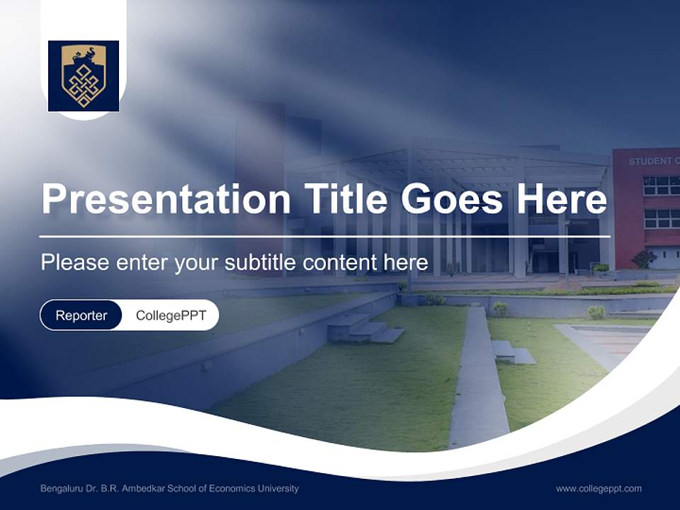 Bengaluru Dr. B.R. Ambedkar School of Economics University Lecture Sharing and Networking Event PPT Template4:3 ratio PPT effect preview image4