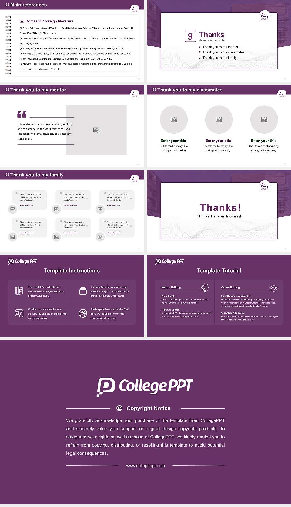 Fontys University of Applied Sciences Graduation Thesis Defense PPT Template16:9 ratio PPT effect preview image7