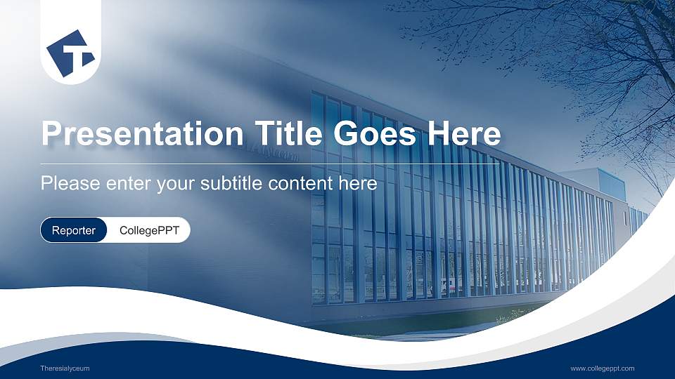 Theresialyceum Lecture Sharing and Networking Event PPT Template16:9 ratio PPT effect preview image1