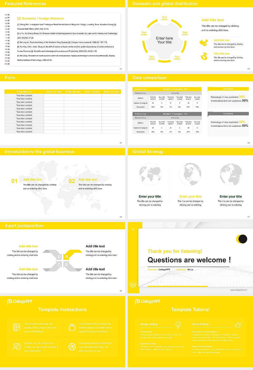 Amsterdam University of the Arts Thesis Proposal/Graduation Defense PPT Template16:9 ratio PPT effect preview image4