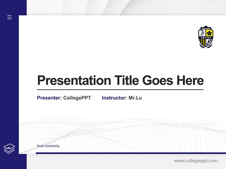 Ikuei University Thesis Proposal/Graduation Defense PPT Template4:3 ratio PPT effect preview image5