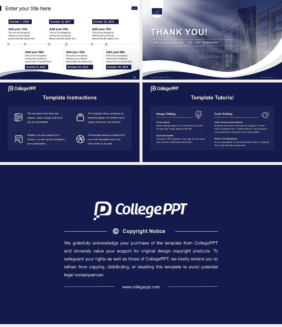 Dundalk Institute of Technology Lecture Sharing and Networking Event PPT Template16:9 ratio PPT effect preview image4