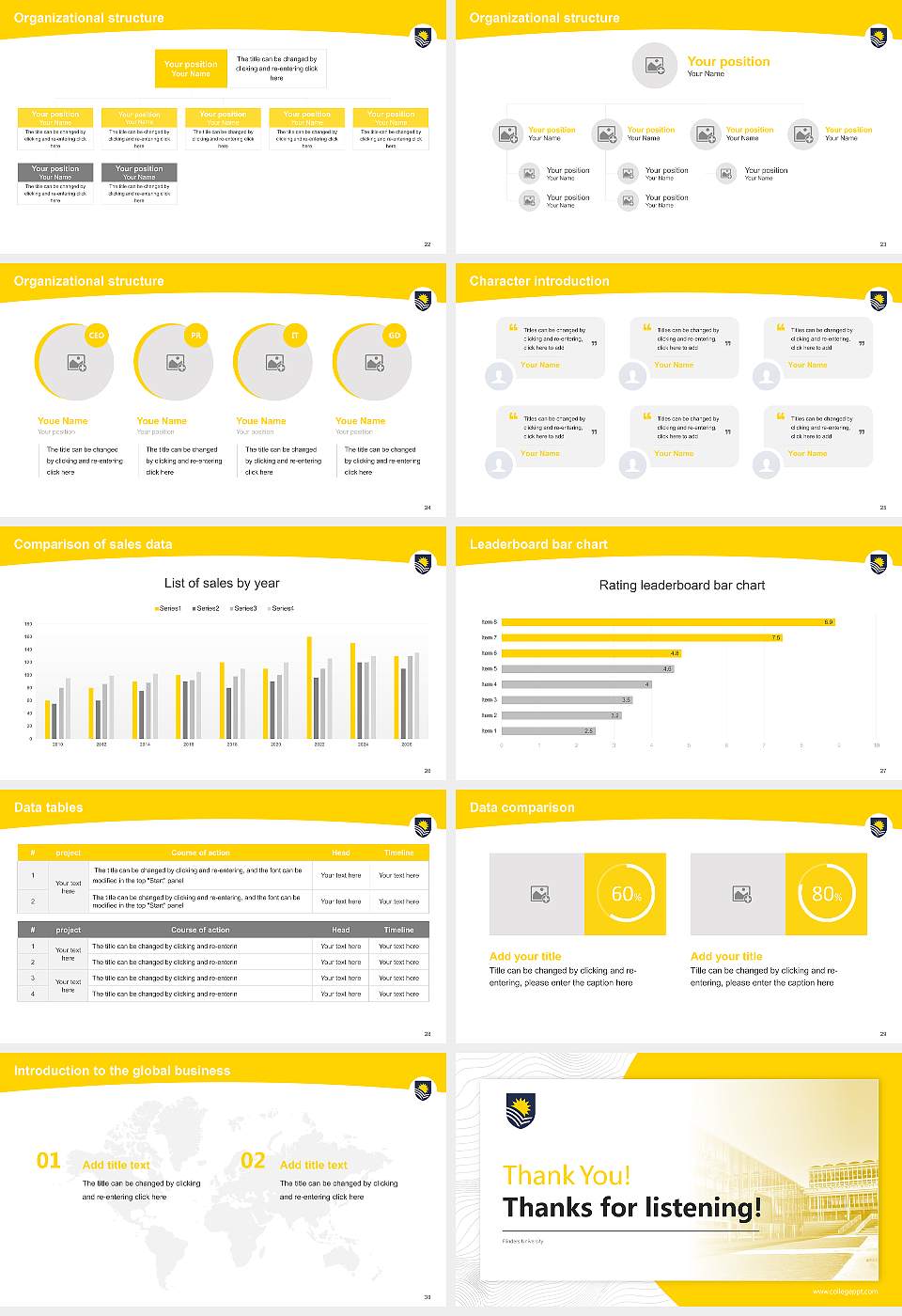 Flinders University Academic Presentation/Research Findings Report PPT Template16:9 ratio PPT effect preview image4
