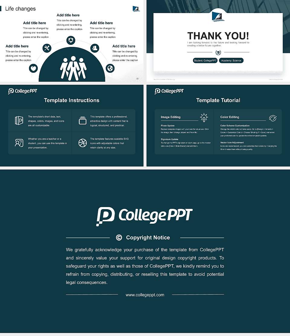 Southern Institute of Technology National Scholarship Defense PPT Template16:9 ratio PPT effect preview image4
