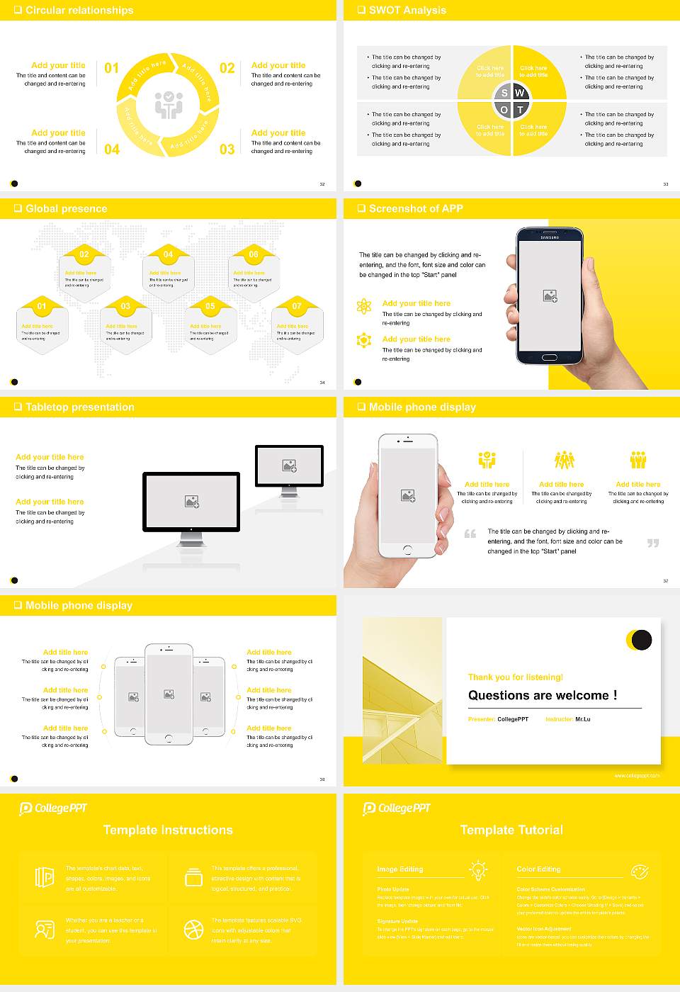 Amsterdam University of the Arts General Purpose PPT Template16:9 ratio PPT effect preview image5