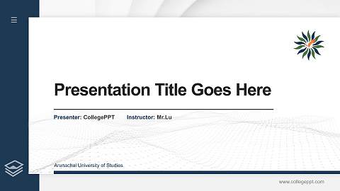 Arunachal University of Studies Thesis Proposal/Graduation Defense PPT Template