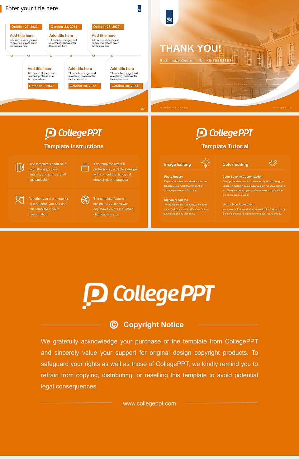 Netherlands Defence Academy Lecture Sharing and Networking Event PPT Template4:3 ratio PPT effect preview image4
