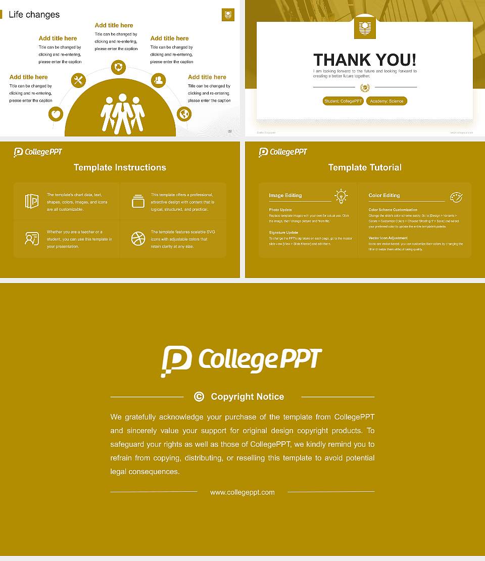Curtin Singapore National Scholarship Defense PPT Template16:9 ratio PPT effect preview image4
