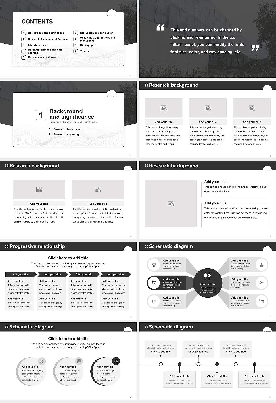 Gerrit Rietveld Academie Graduation Thesis Defense PPT Template16:9 ratio PPT effect preview image2