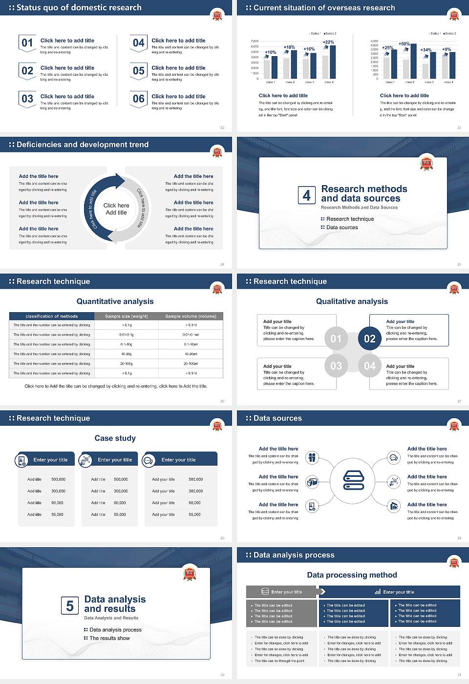 Arunodaya University Graduation Thesis Defense PPT Template16:9 ratio PPT effect preview image4