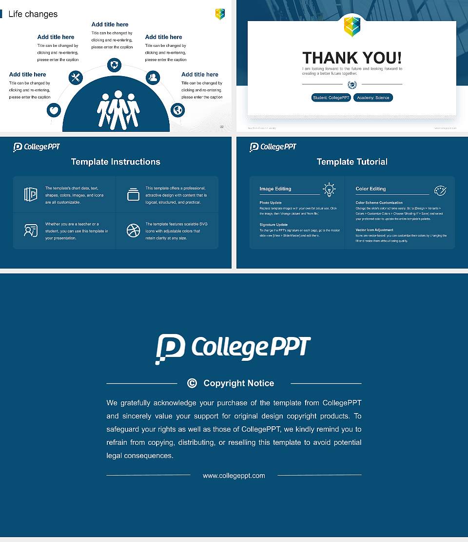 Southern Cross University National Scholarship Defense PPT Template16:9 ratio PPT effect preview image4