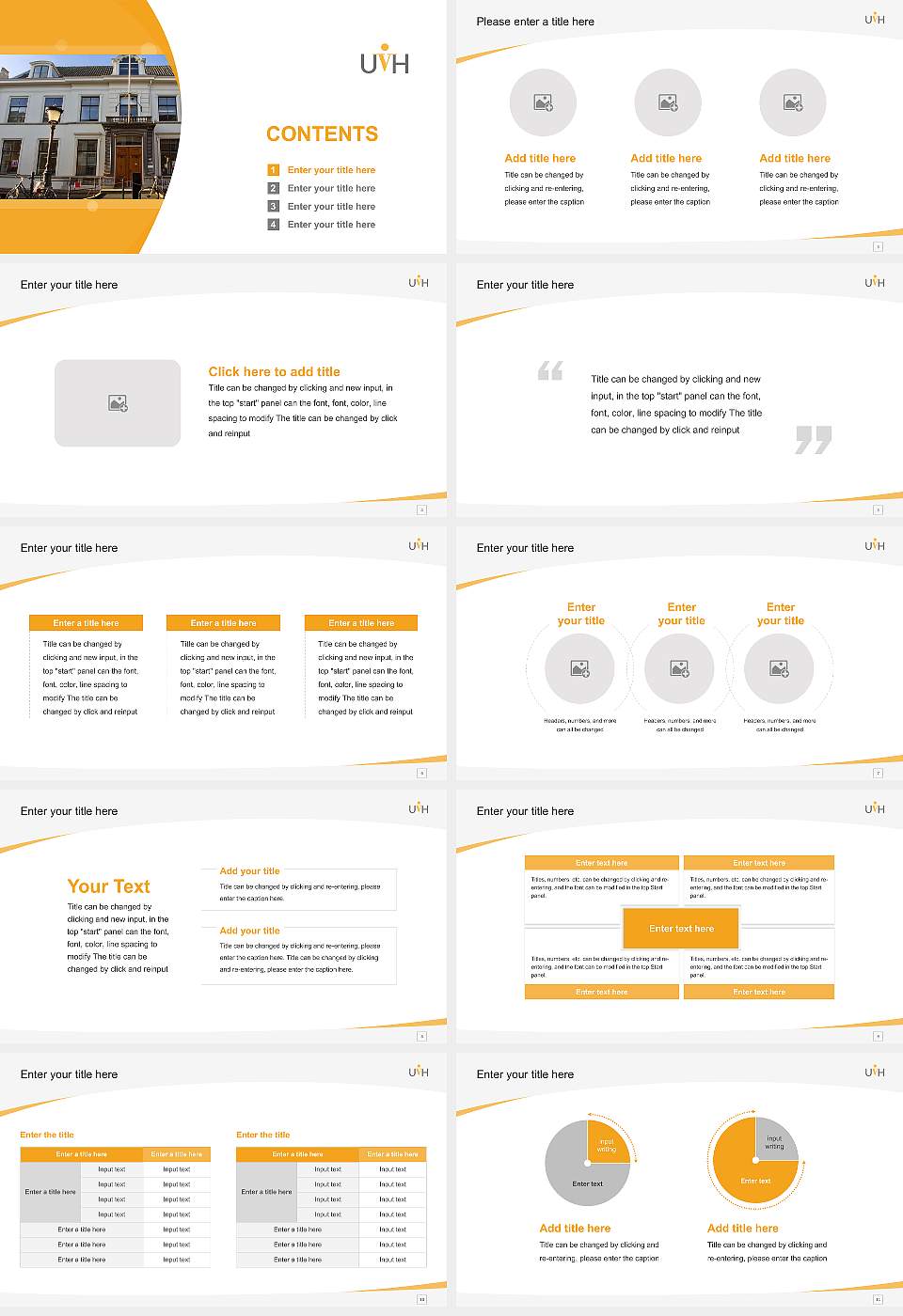 University of Humanistic Studies Course/Courseware Creation PPT Template16:9 ratio PPT effect preview image2