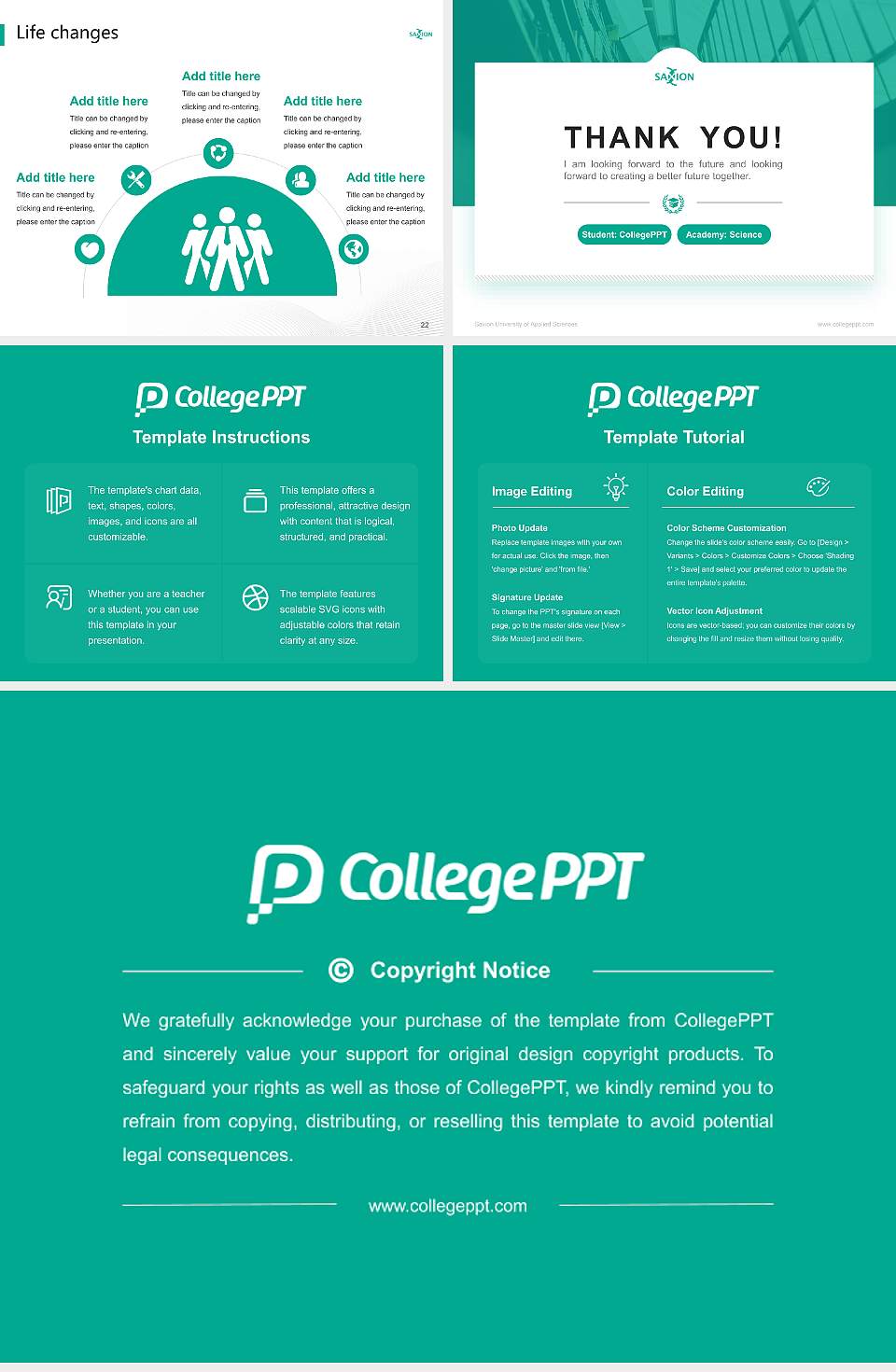 Saxion University of Applied Sciences National Scholarship Defense PPT Template4:3 ratio PPT effect preview image4