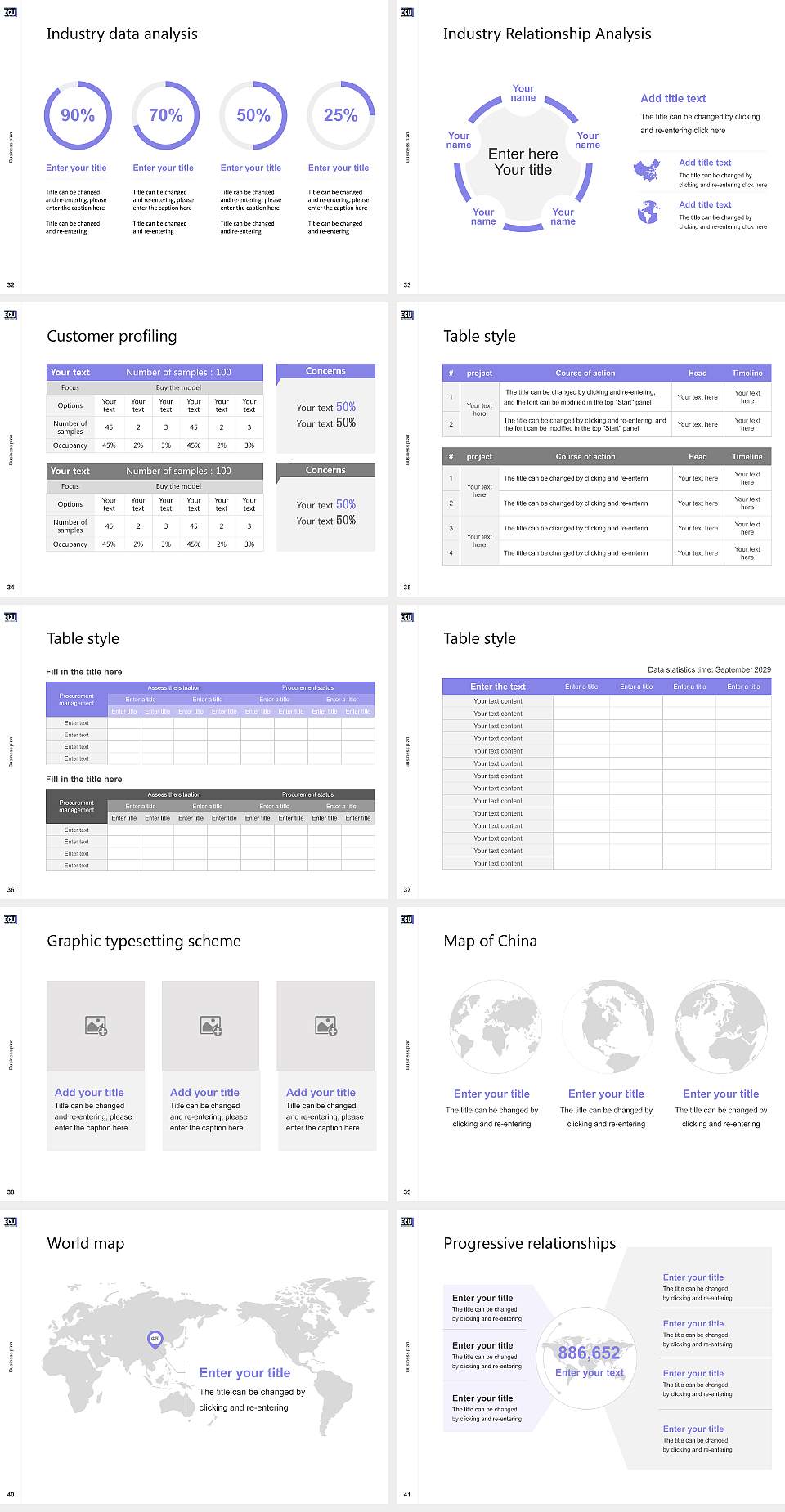 Edith Cowan University Competition/Entrepreneurship Contest PPT Template4:3 ratio PPT effect preview image5