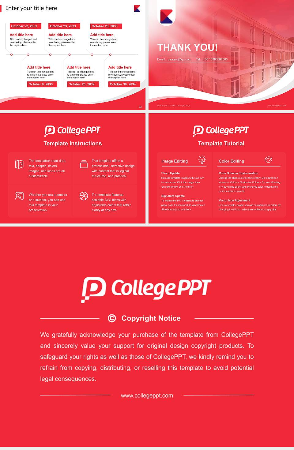 De Kempel Teacher Training College Lecture Sharing and Networking Event PPT Template4:3 ratio PPT effect preview image4