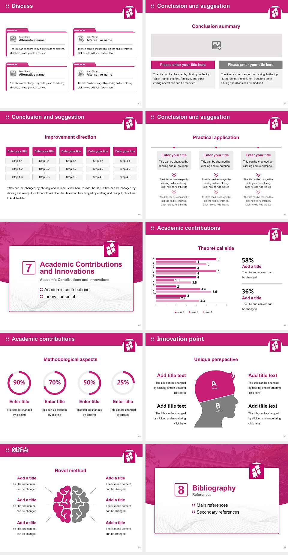 Theological University of Apeldoorn Graduation Thesis Defense PPT Template4:3 ratio PPT effect preview image6