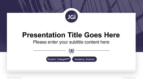 ARKA Jain University National Scholarship Defense PPT Template