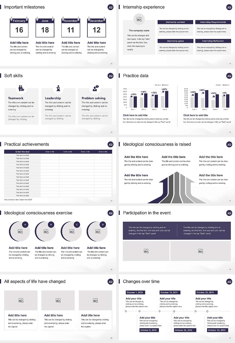 ARKA Jain University National Scholarship Defense PPT Template16:9 ratio PPT effect preview image3