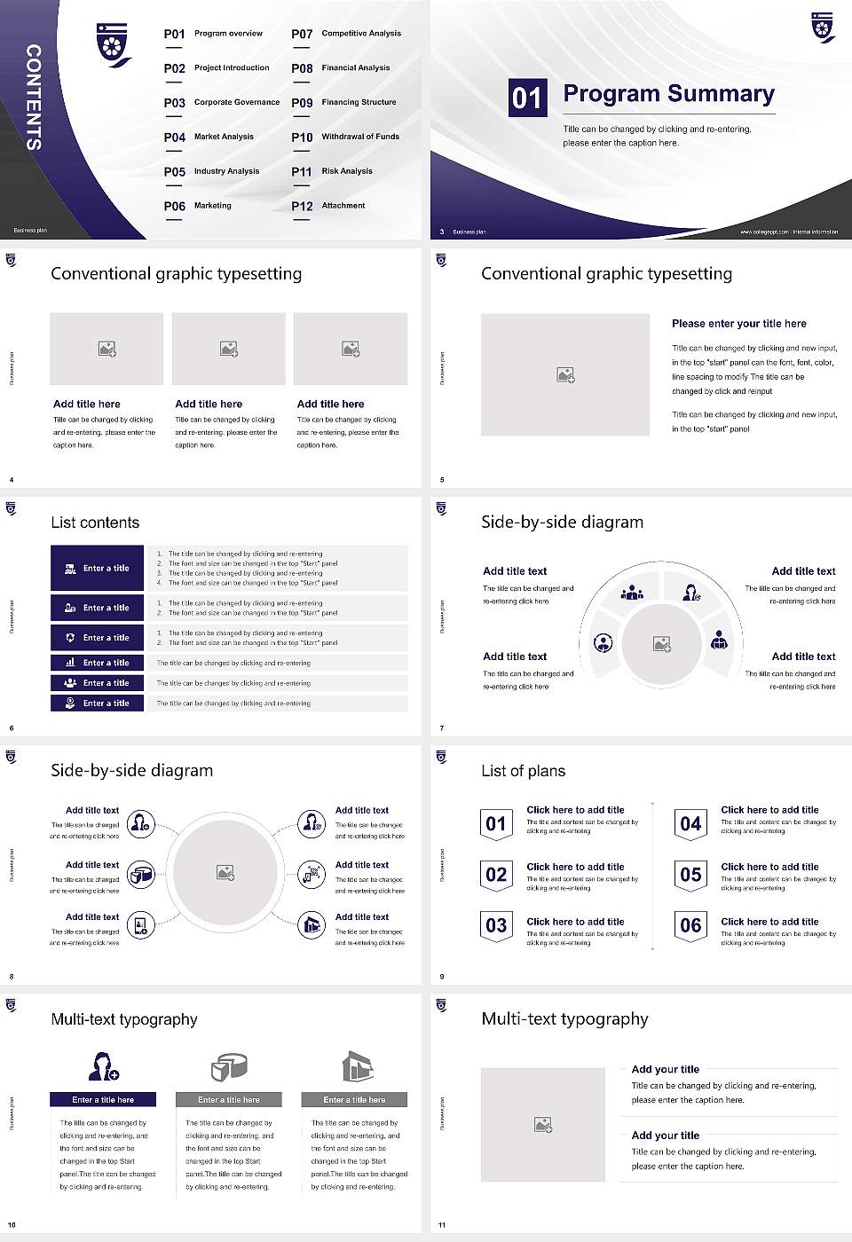 Charles Darwin University Competition/Entrepreneurship Contest PPT Template16:9 ratio PPT effect preview image2