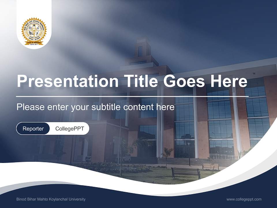 Binod Bihar Mahto Koylanchal University Lecture Sharing and Networking Event PPT Template4:3 ratio PPT effect preview image4