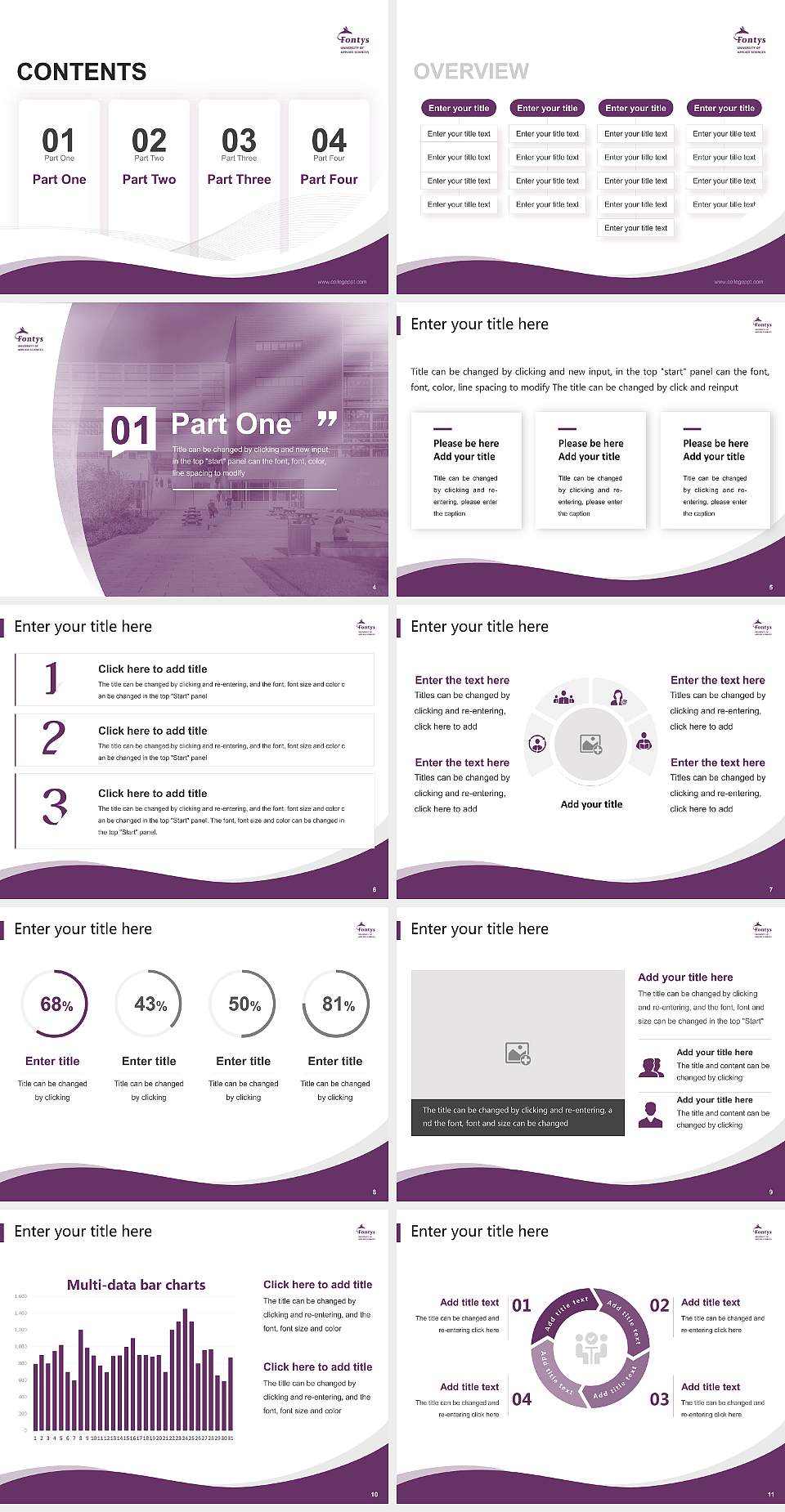 Fontys University of Applied Sciences Lecture Sharing and Networking Event PPT Template4:3 ratio PPT effect preview image2