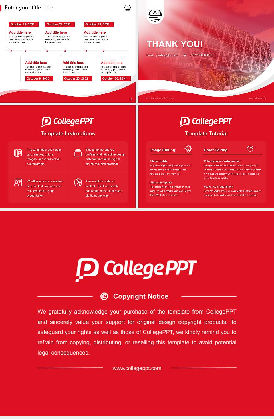 Manukau Institute of Technology Lecture Sharing and Networking Event PPT Template4:3 ratio PPT effect preview image4